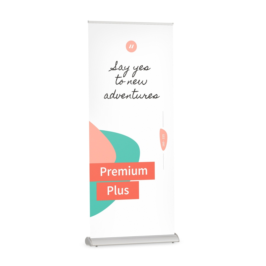 Roll-Up Premium 100 x 160-225 cm uitschuifbaar