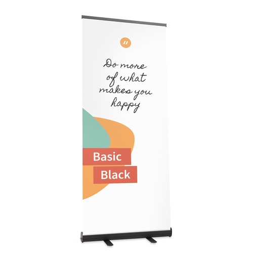 Roll-Up Basic Black 85 x 200 cm